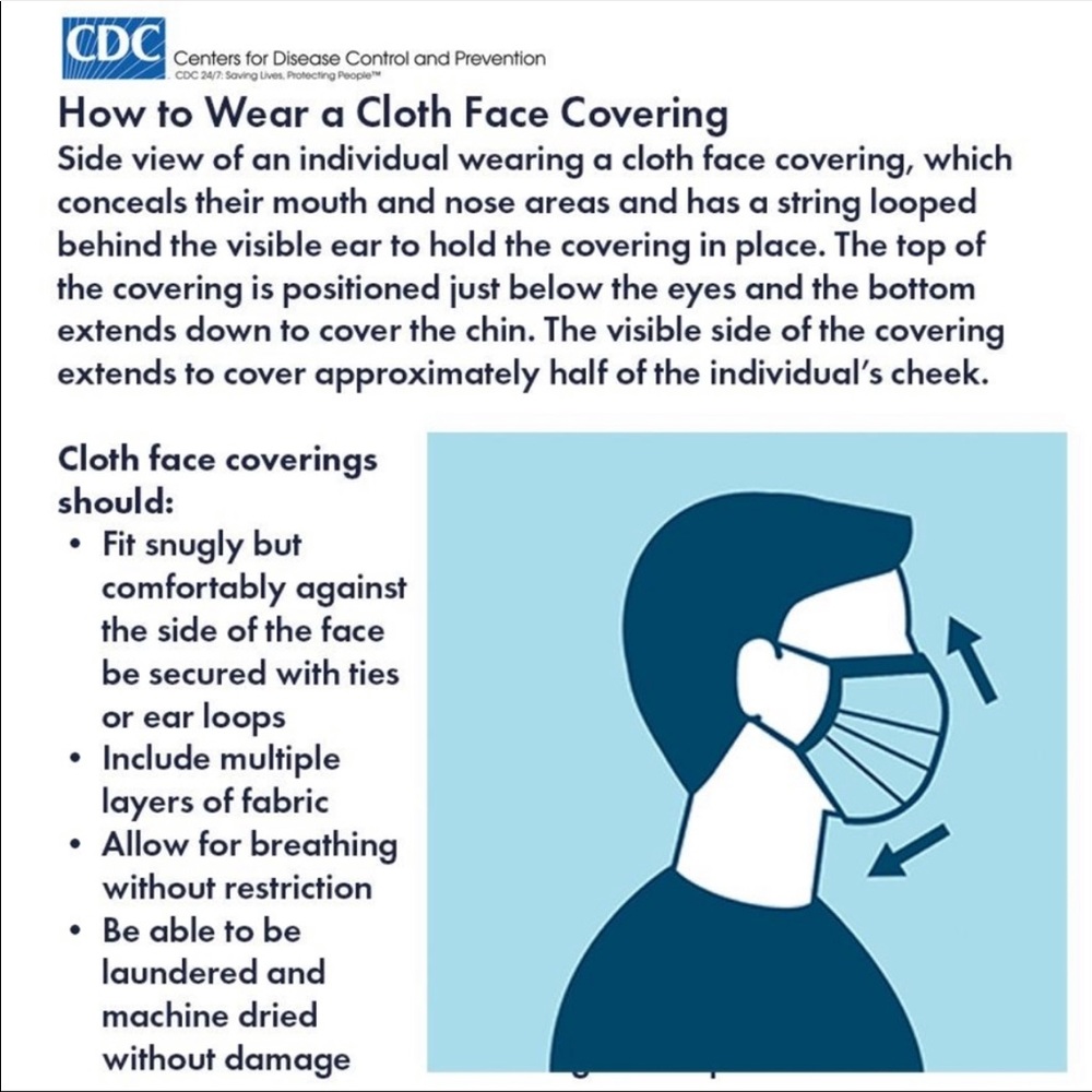 HOUNDSTOOTH MADE IN THE USA FACE MASK - Picture 7 of 8